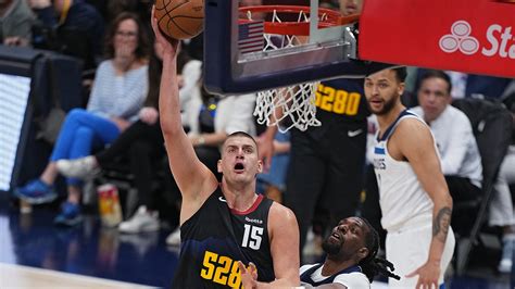 Nikola Jokic scores 40 in Nuggets' Game 5 win over Wolves for 3 .